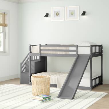 Aquilla twin over twin low loft bed isabelle 2024 & max